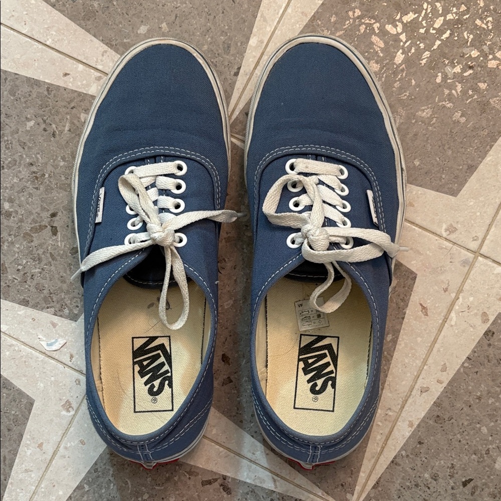 Vans unisex French blue Canvas Sneakers
